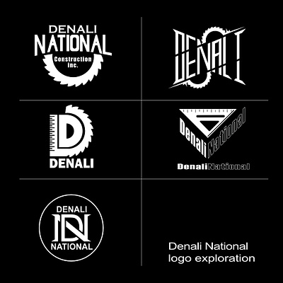 Denali National design graphic design logo vector