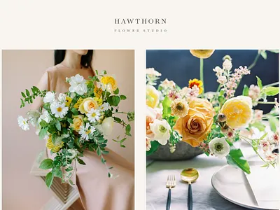 Hawthorn Website I branding design graphic design identity logo typography ui ux website website design website development