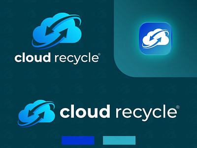 Cloud Recycle - Unused (Ready For Sale) a b c d e f g h i j k l m n asbtract logo blockchain logo branding coin creative logo defi ecommerce gradient logo letter logo lettering logo design logo designer logos modern logo monogram logo o p q r s t u v w x y z saas top logo web3 logo