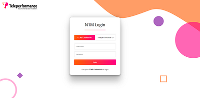 N1M Two-way Login demo figma landing page login login page ui user interface visual studio web design website