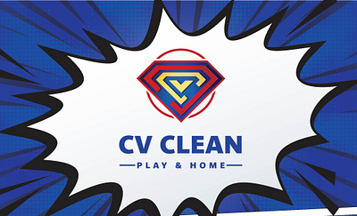 CV CLEAN PLAY & HOME BRAND IDENTITY animation brand identity branding graphic design logo