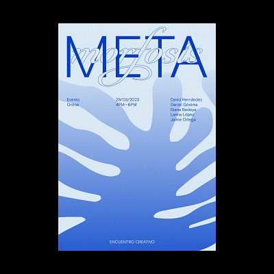 Metamorfosis carddesign illustration poster tipo type