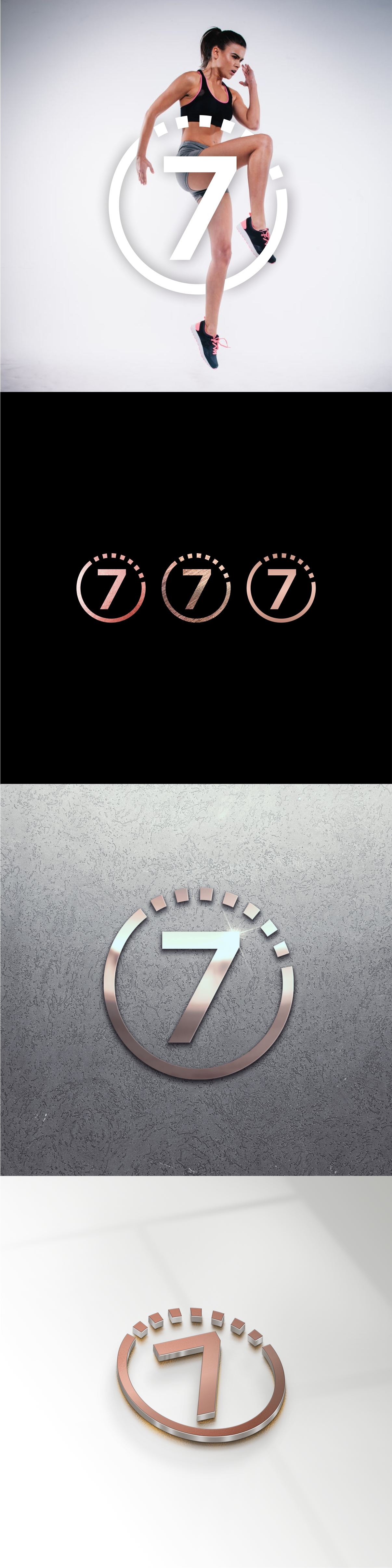 7 second branding graphic design logo