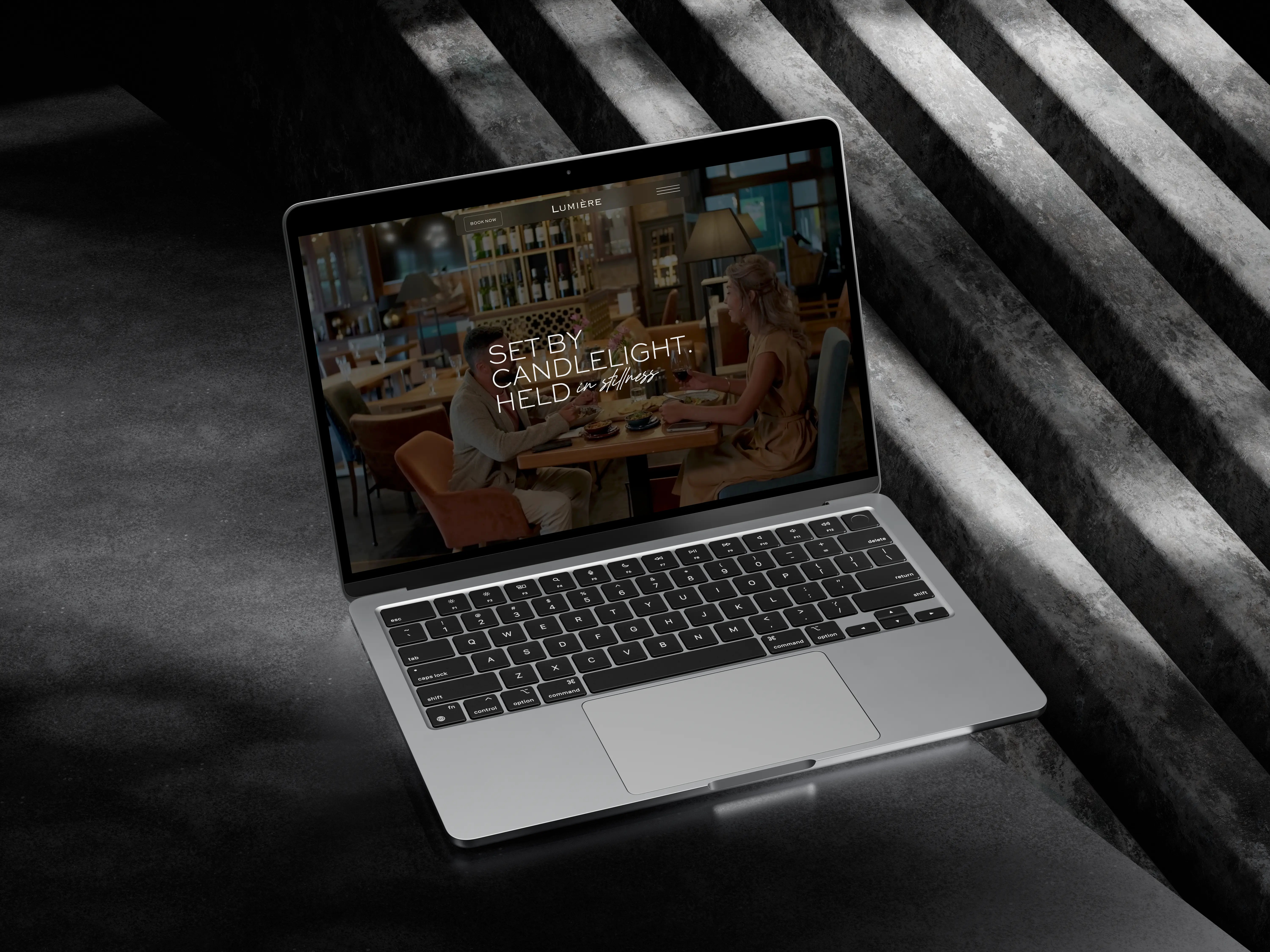 Lumière — European Fine Dining Website editorial design fine dining hospitality luxury restaurant website typography ui design web design webflow