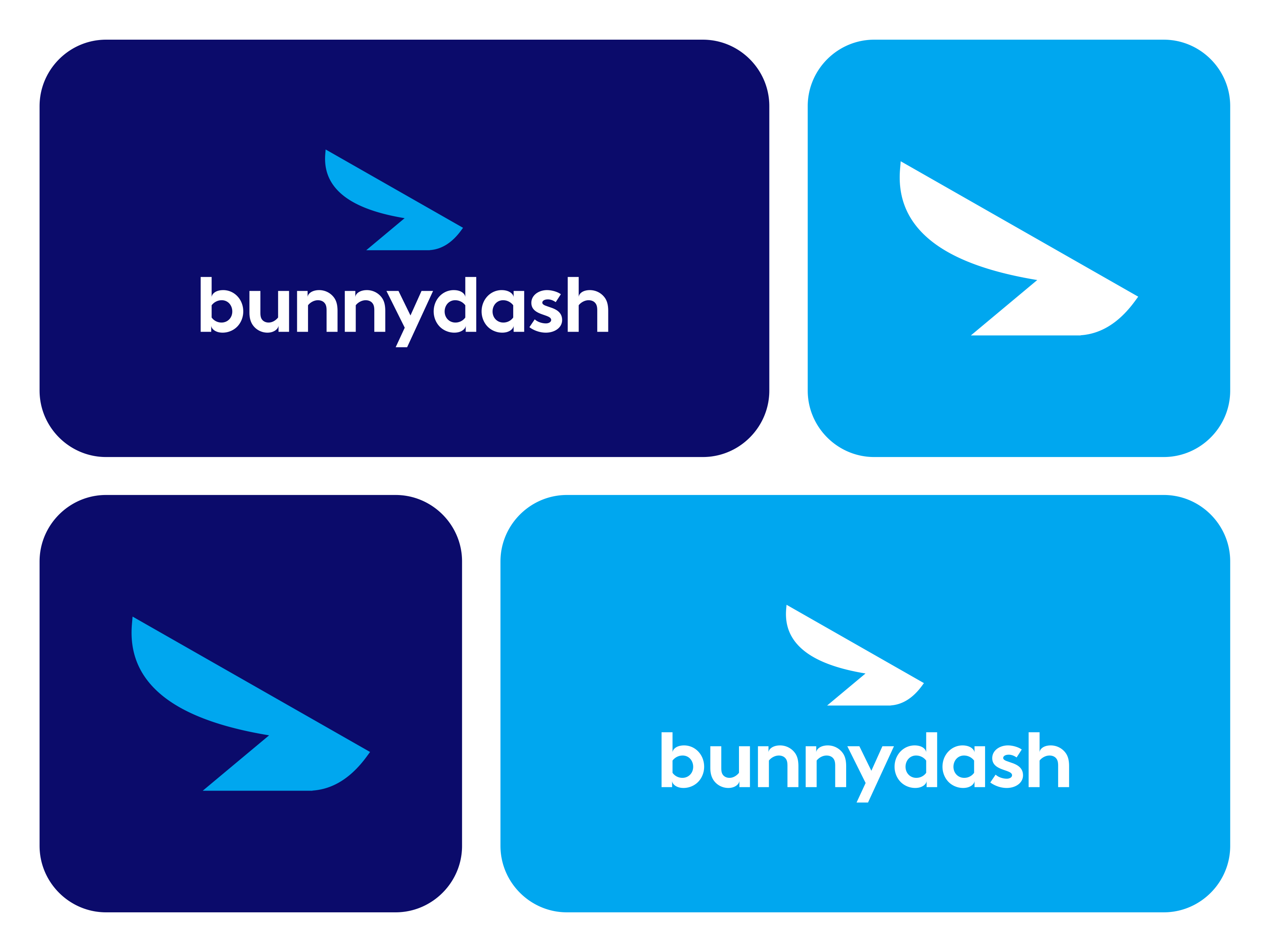 Bunnydash Logo Design - Bunny, Rabbit, Animal animal brand branding bunny custom design fresh icon logo logo design logodesign logotype mascot minimal rabbit simple symbol