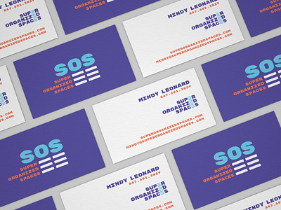 Super Organized Spaces: Brand Identity branding business card design graphic design logo organization packaging small business typography