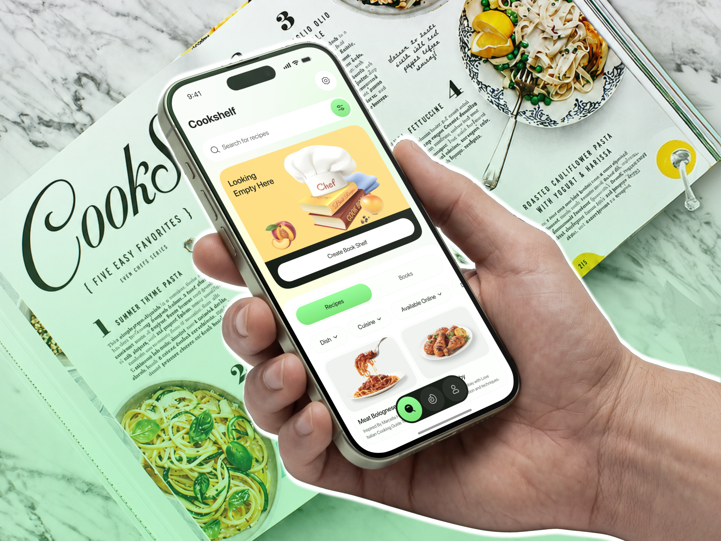 Food Recipe Mobile app ai app cooking design food app food delivery ios mobile app product design recipe app recipe discovery service startup app ui design ux design web