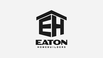 Eaton Homebuilders branding design graphic design illustration logo typography vector