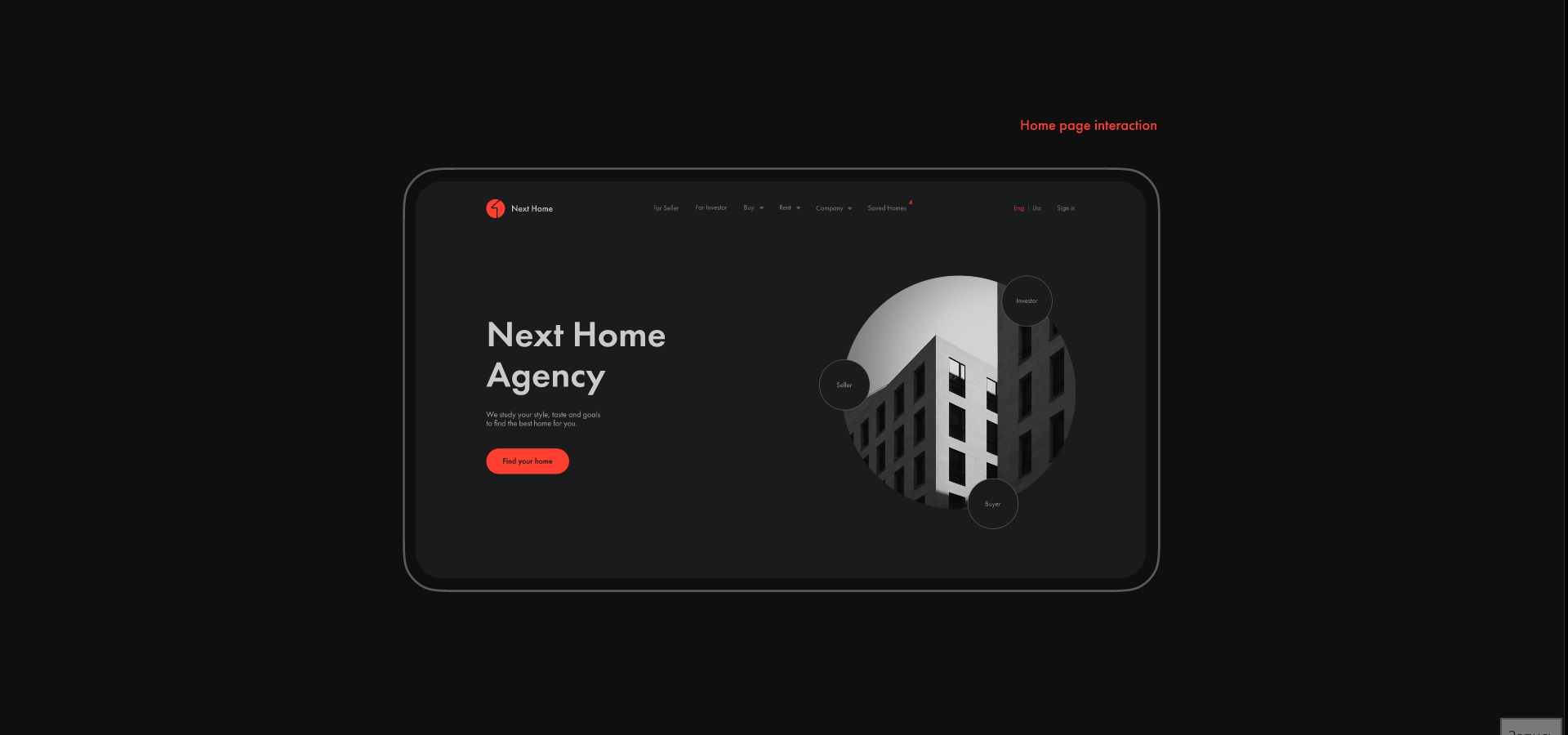 Next Home Agency app