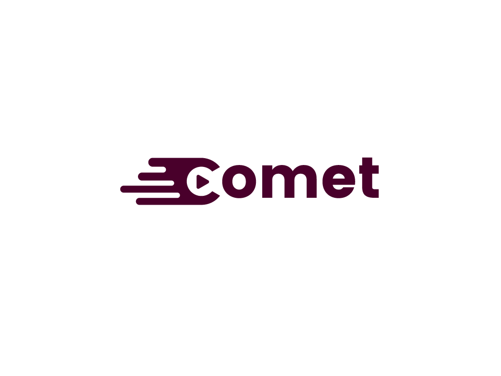 Comet, Media House branding graphic design illustration logo