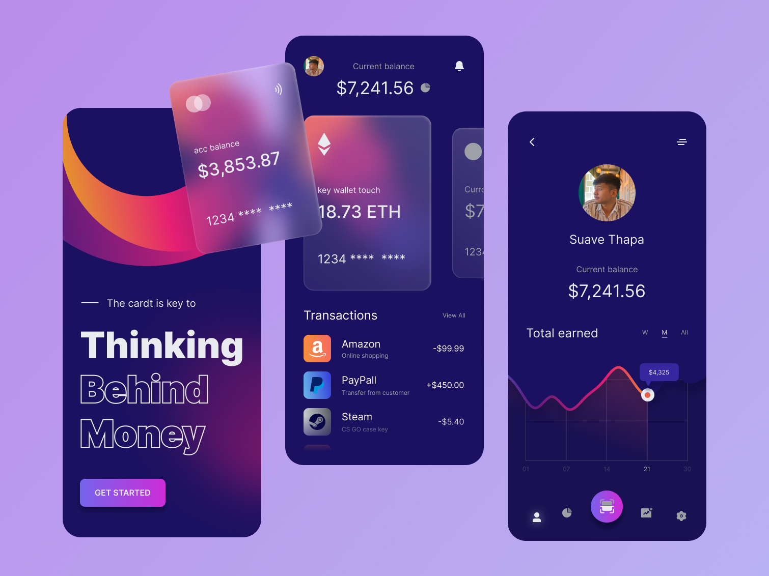 Mobile Banking App- Day 6, BuiLD 1.0 by Suave on Dribbble