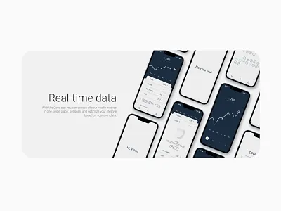 App section - Web design for Health tech app design app mockup bathroom bathroom app blue app branding health health app health brand health score health tech health tracking ui web design