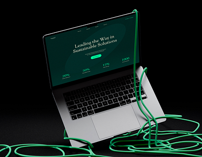 Sustaina — eco-friendly solutions ai animation branding design illustration logo typography ui ux web