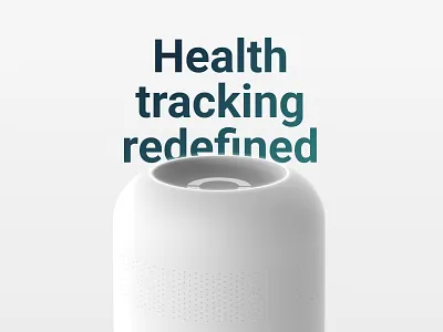 Health tech branding 3d 3d design apple bathroom blue text branding health health brand health score health tech health tracking industrial design product design product shot