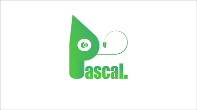 Pascal - Exotic Zoo Shop logo design 2d adobe illustrator adobe photoshop branding chameleon design emblem finance graphic design illustration letter logo mark symbol vector