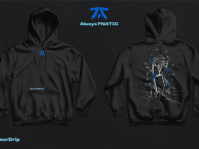 #DesignYourDrip Sweatshirt Fnatic contest epsort french graphic design merch