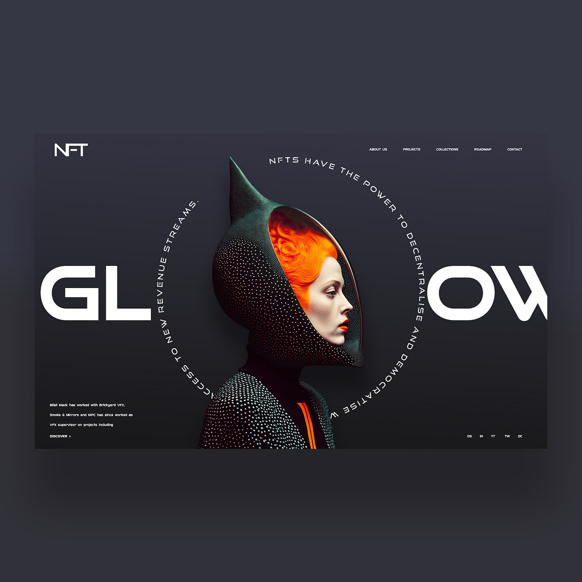 Glow Web Ui Design Concept by Duane Levi Smith on Dribbble