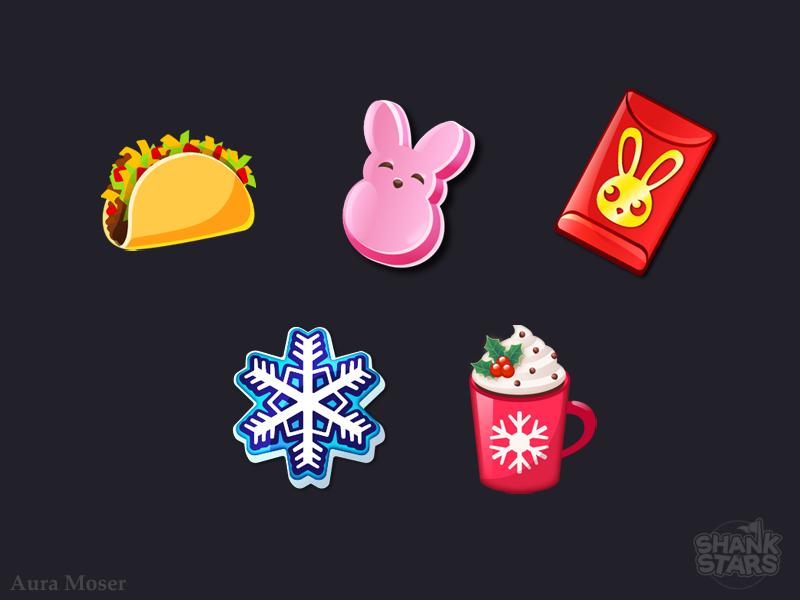 Vector Game Event Icons branding design game design games icon illustration illustrator marketing shop store ui vector vector illustration vectorart