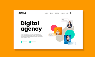 Digital Agency: Agen1 adobe xd app design branding design graphic design illustration logo ui website design