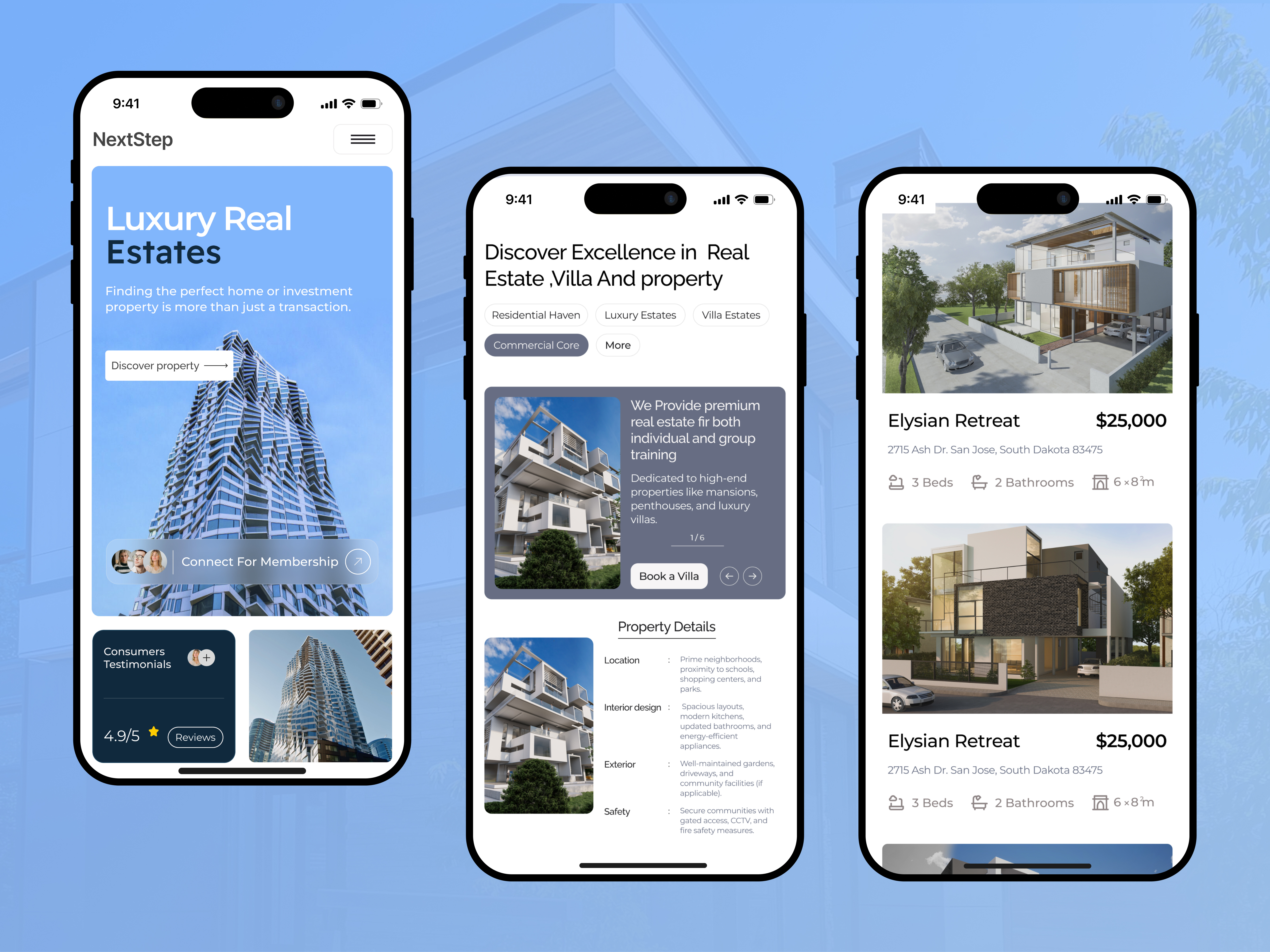 Real Estate Website - Mobile Responsive Design apartment architecture website landing page luxury website minimalist mobile premium property website property property listing property marketplace website property website real estate real estate agency real estate website design responsive design selling apartment ui design ui ux design web design website design