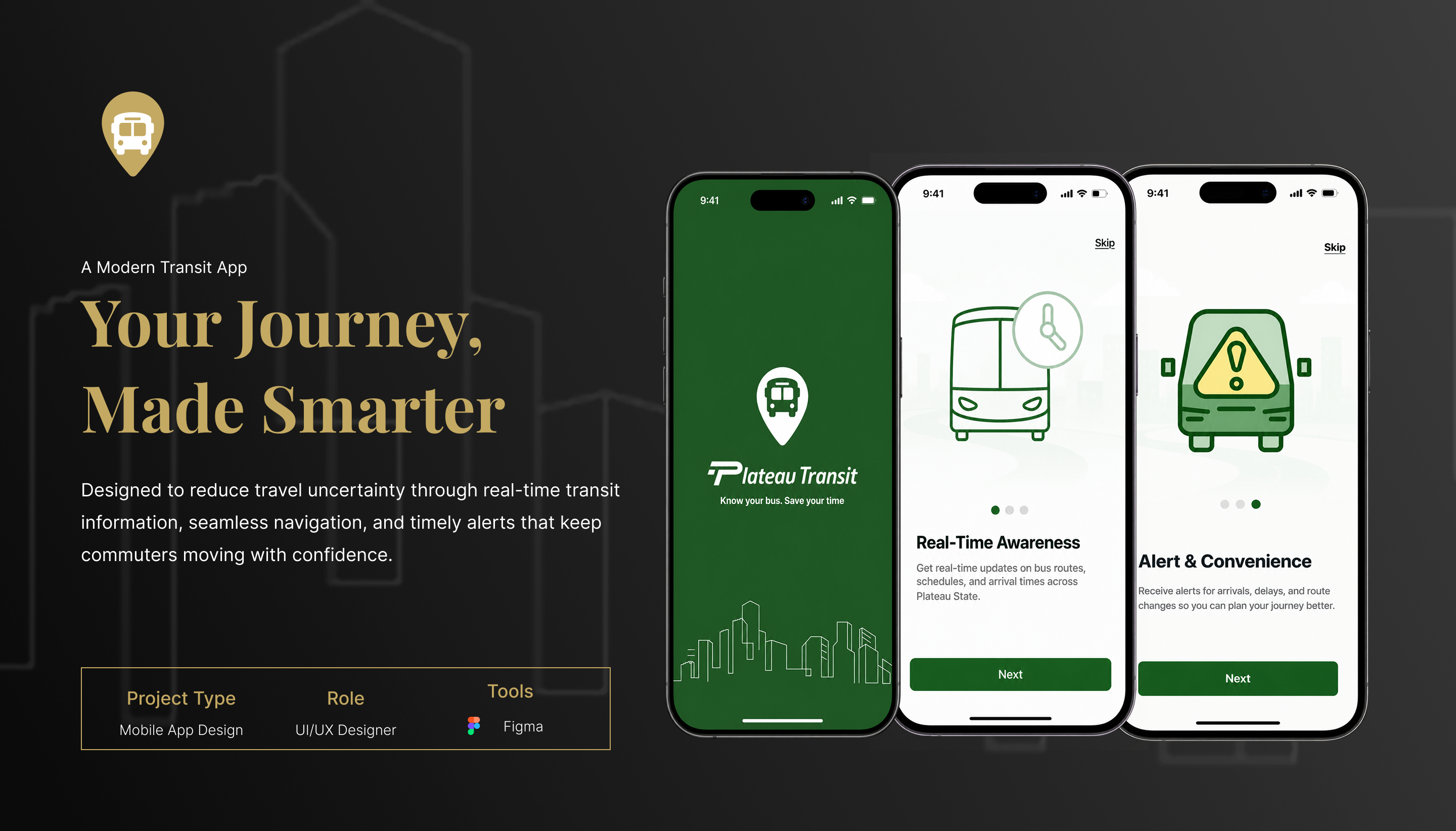 Plateau Transit | Smart Public Transportation App app design branding commuter app figma gps tracking public transport transit app transportation travel app ui design ux design