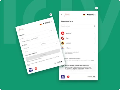 Ivy - Checkout design designsystem ui ux