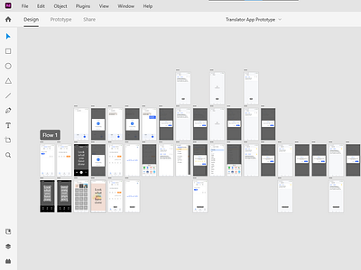 Prototype - Translator App adobe adobe xd balsamiq branding design figma final year final year project fyp graphic design illustration mobile app project prototype translator ui ux vector wireframe xd