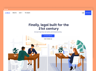 Evident website art direction brand brandillustration branding design graphic design illustration illustrationpackage marketing redesign ui ux vector website websiteredesign