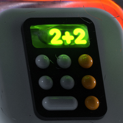 Calculator 3D icon 3d app ui