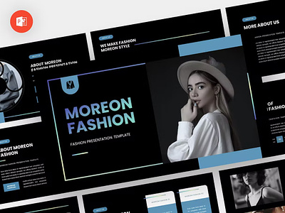 Moreon - Fashion Powerpoint Template annual business clean corporate download google slides keynote pitch pitch deck powerpoint powerpoint template pptx presentation presentation template project report slidemaster slides template web