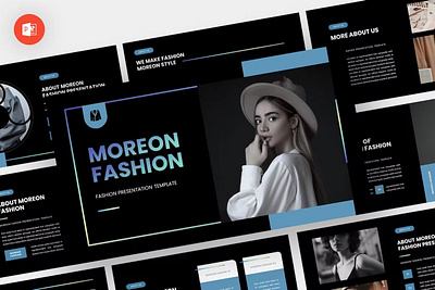 Moreon - Fashion Powerpoint Template annual business clean corporate download google slides keynote pitch pitch deck powerpoint powerpoint template pptx presentation presentation template project report slidemaster slides template web