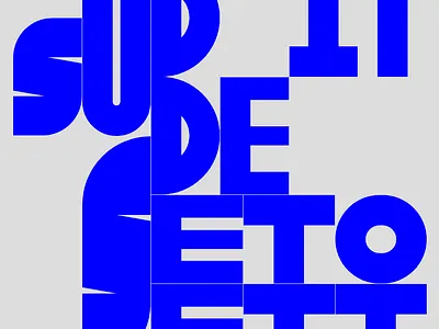 Type Test: So Be It, See To It typography