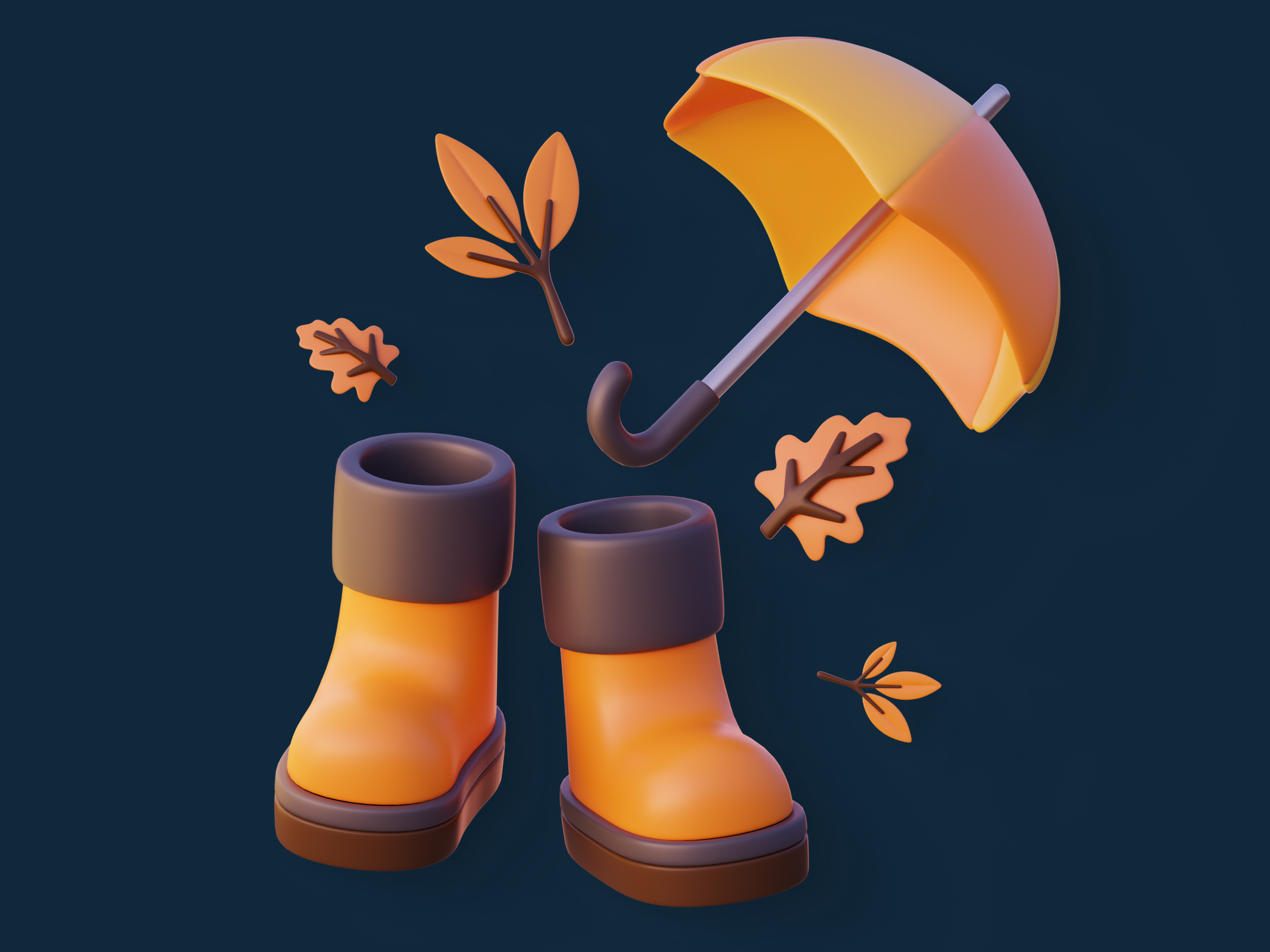 Autumn 3D UI Elements 3d 3d asset 3d icon 3d illustration 3d modeling autumn 3d autumn leaves blender coffee 3d cozy 3d glassmorphism icon pack illustration pie 3d seasonal design ui elements umbrella 3d weather 3d weather widget