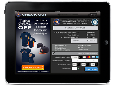 MLB APP - UX -UI Design - Tablet & Mobile design mobile ui ux