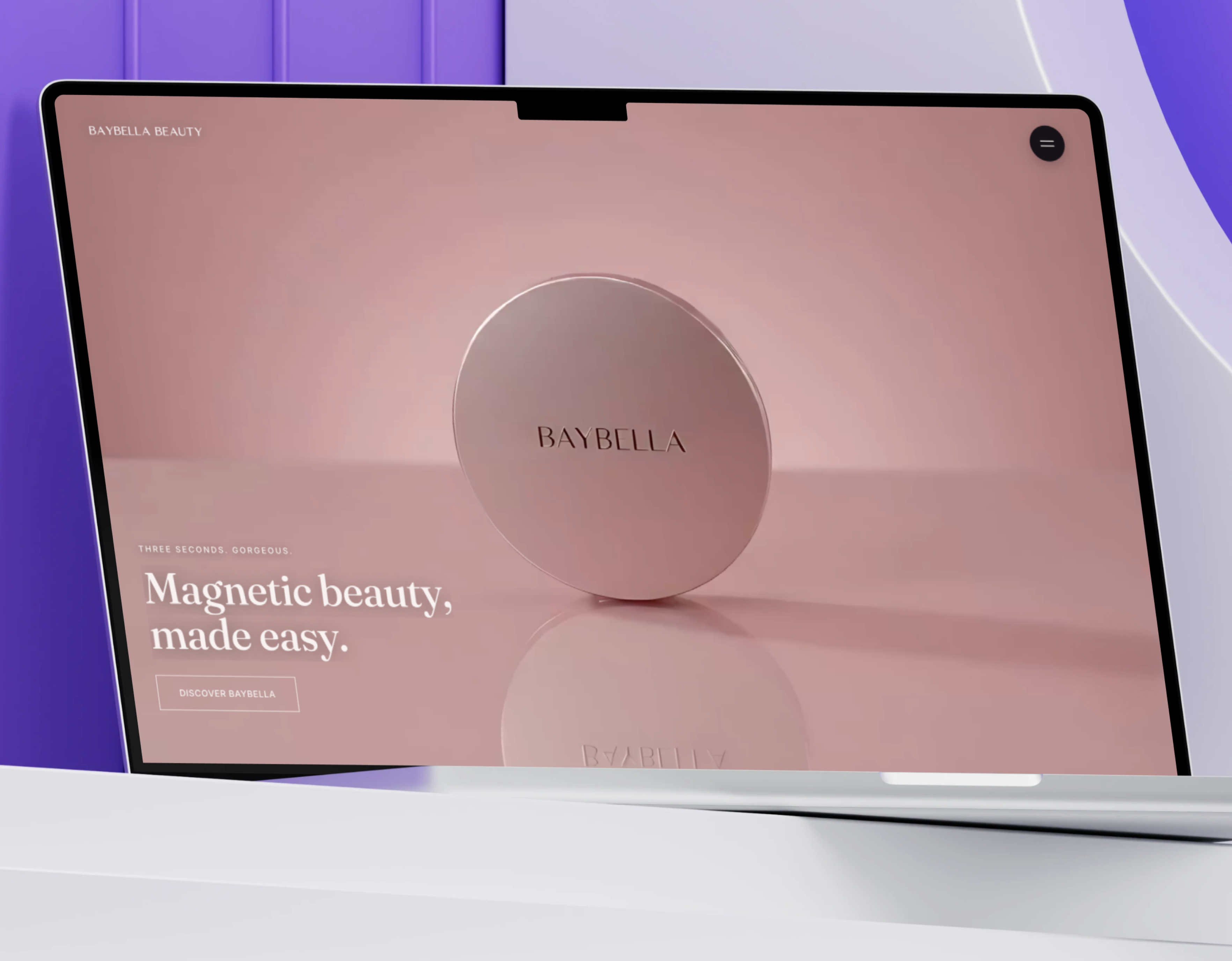 Baybella Beauty Website animation beauty figma interactive motion graphics ui ux website