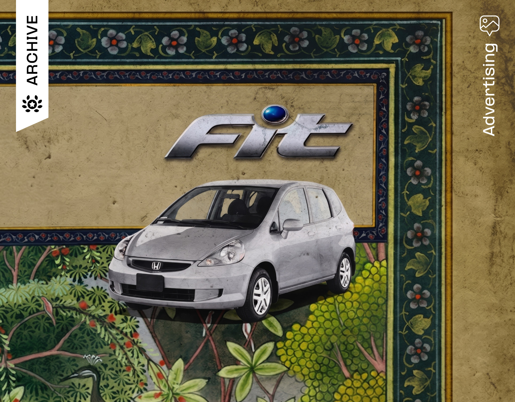 HONDA Fit ::: Print Ads [2005] brand brand design branding design graphic design illustration logo logotype