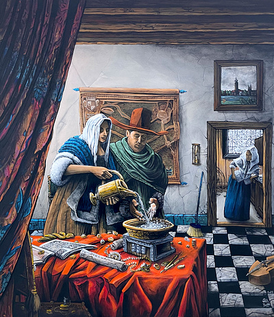 The new Vermeer by Will-Yoow art canvas deventer pain painting vermeer