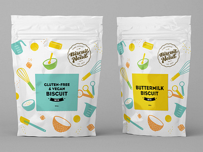 Biscuit Head Packaging & Labels brand branding design flat design flat illustration food graphic design illustration illustrator jam labels packaging pattern print restaurant surface design vector