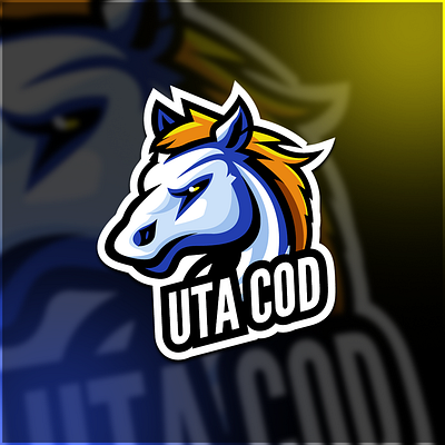 Horse Mascot Logo branding design esports gaming graphic design illustration logo mascot logo mascot logo design ui ux vector