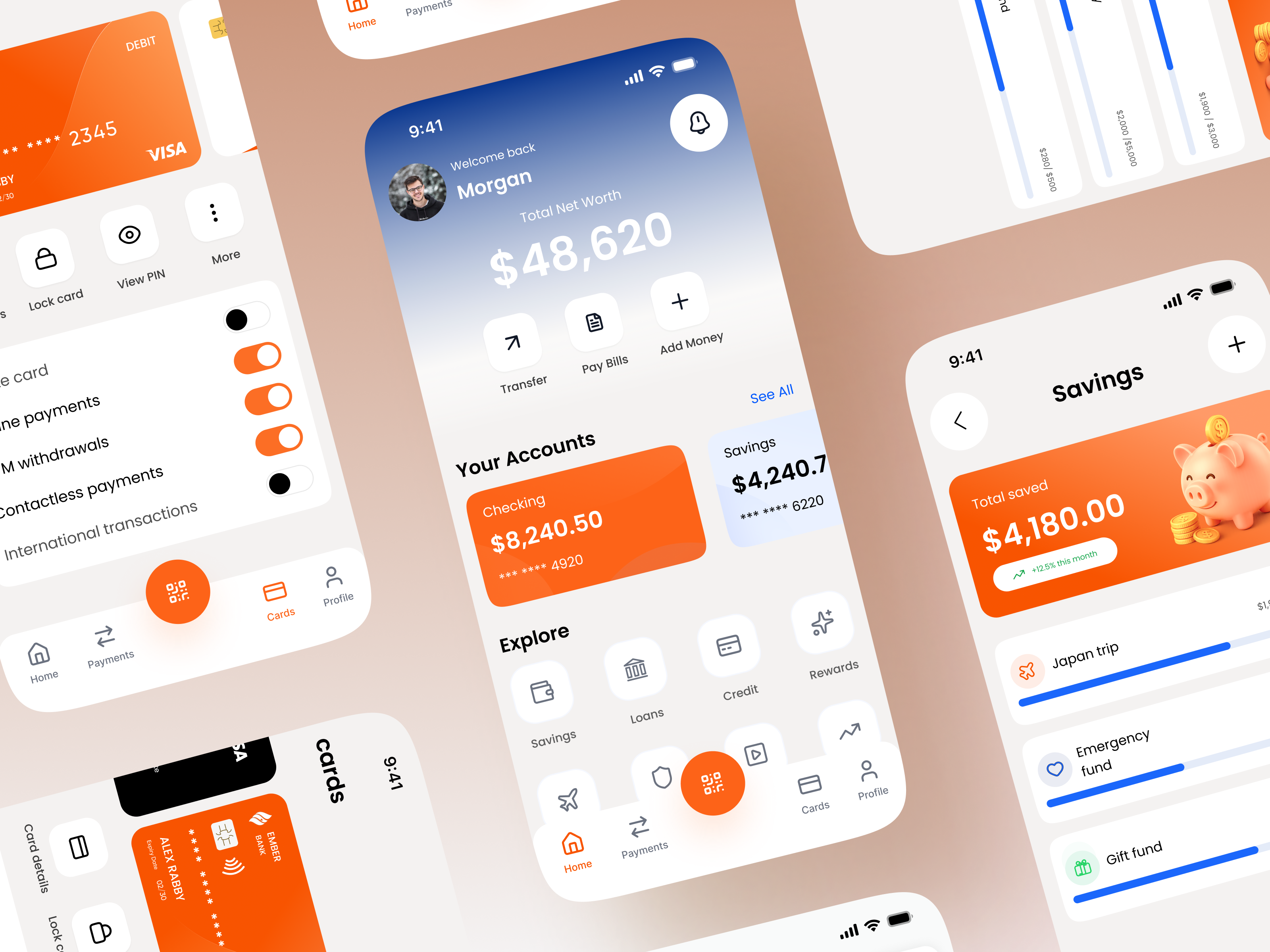 Banking App bank banking banking app banking app design design digital banking finance finance app fintech fintech app interface mobile online banking payment app ui ux