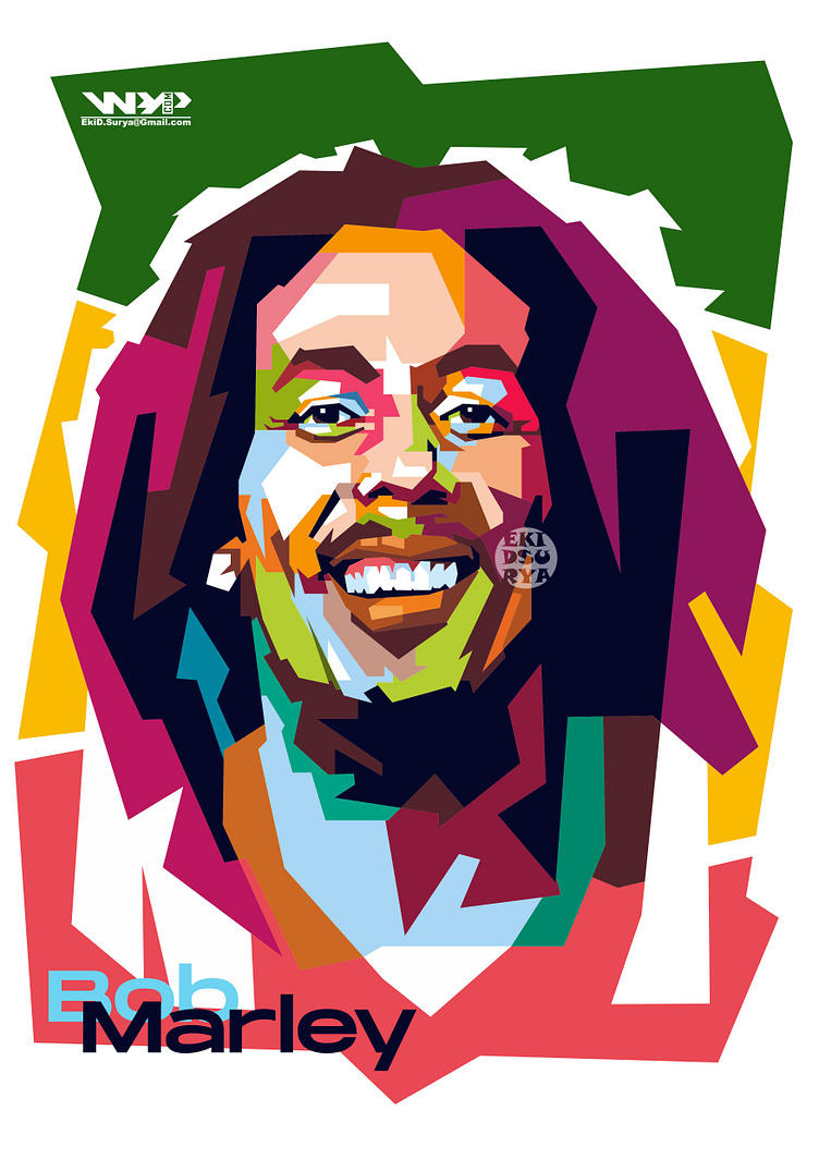 Bob Marley by Eki D. Surya on Dribbble