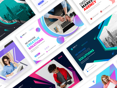 Business Web Banner Template ads agency banner banner design business corporate creative live banner marketing social media post template thumbnail design vector video cover web banner website youtube thumbnail