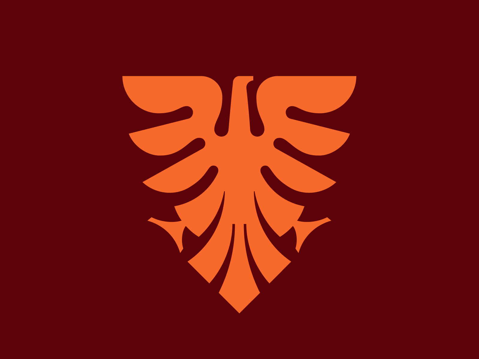 Alpha School bird branding crest eagle heraldry logo mark serif