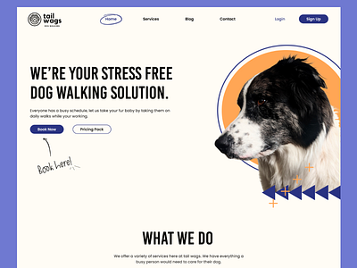 Dog Walking Application app branding design logo typography ui ux