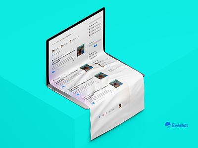 Everest MIC Blog app awwwards blog blog design community design minimalist product design ui ui design ui ux