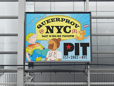 Improv Comedy Show Illustrated Billboard advertising billboard brand illustration branding character design colorful comedy design event design event graphics illustrated brand illustration improv comedy line art logo ooh vector