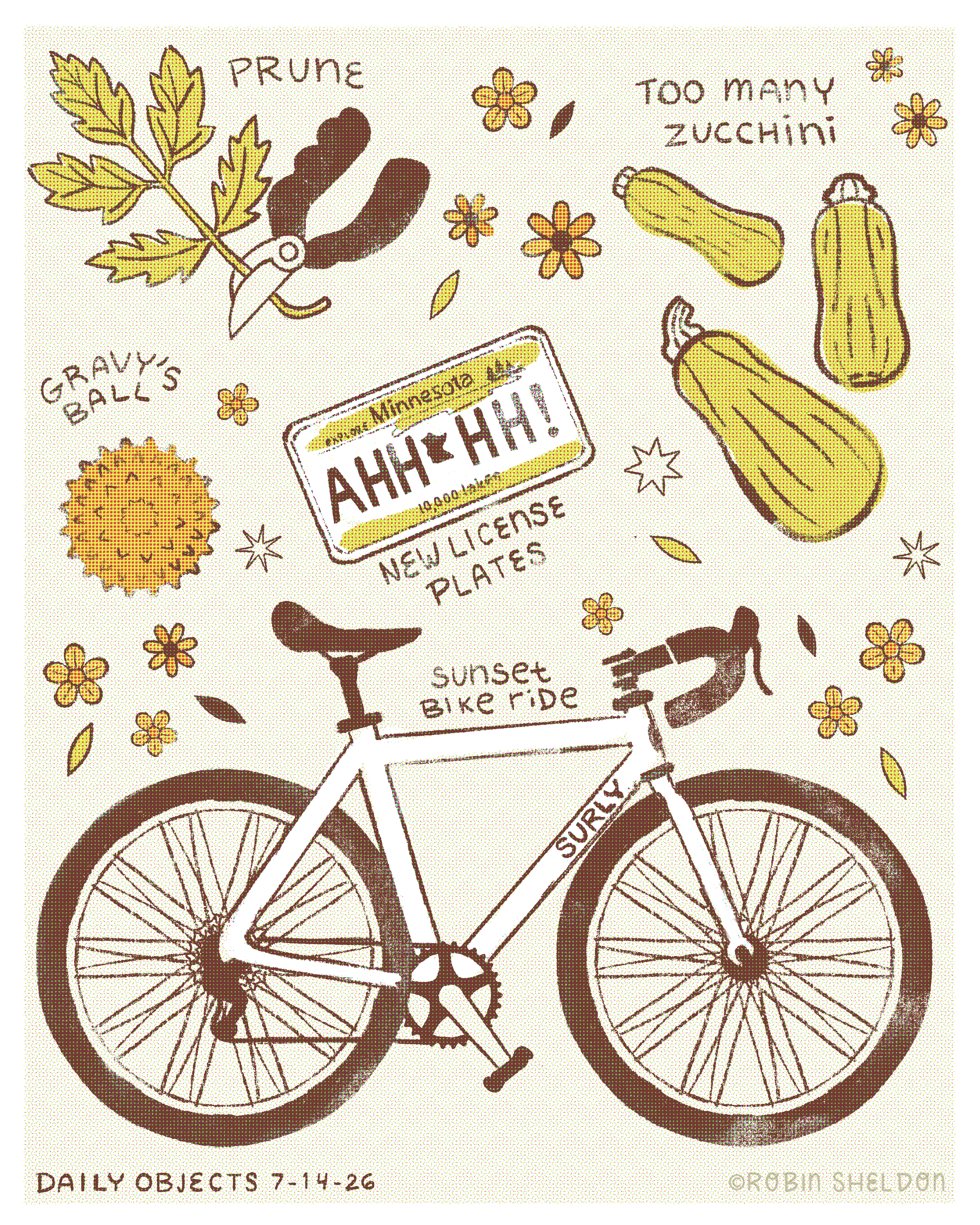 Daily Objects Day 2 cute design digital illustration icons illustration robin sheldon sketch sketchbook