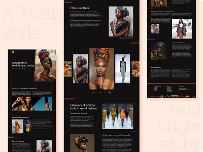 Longread about African style design graphic design longread typography ui ux ux ui designer web designer