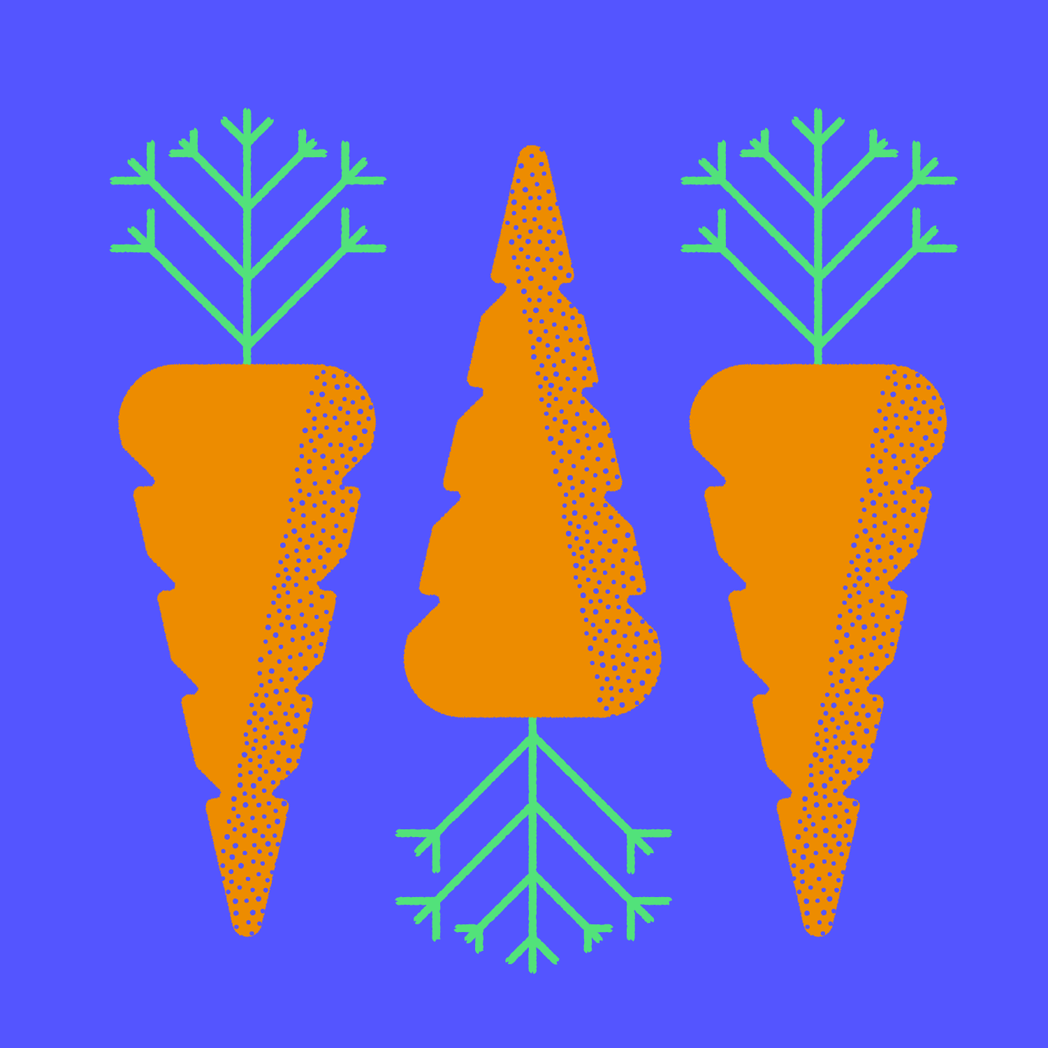 Carrots carrot carrots color color palette drawing illustration vegetable