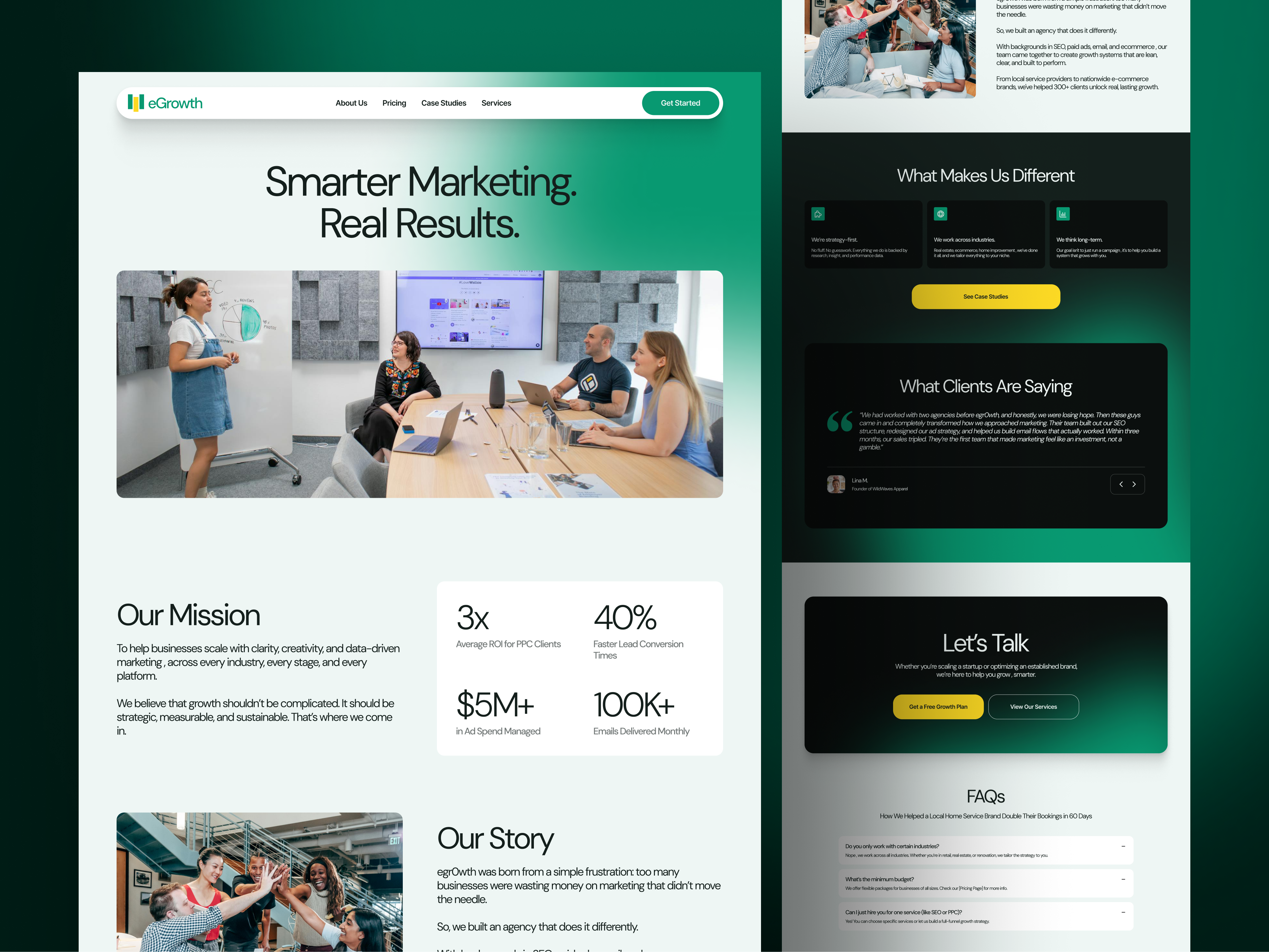 About Us Page Design | Digital Marketing Agency Website about us page design agency website design b2b website design brand story design clean ui design company page design conversion optimized design figma web design growth marketing design landing page design marketing website ui modern website design product design saas website design service based website startup website design team page design ui ux design web design website ui design